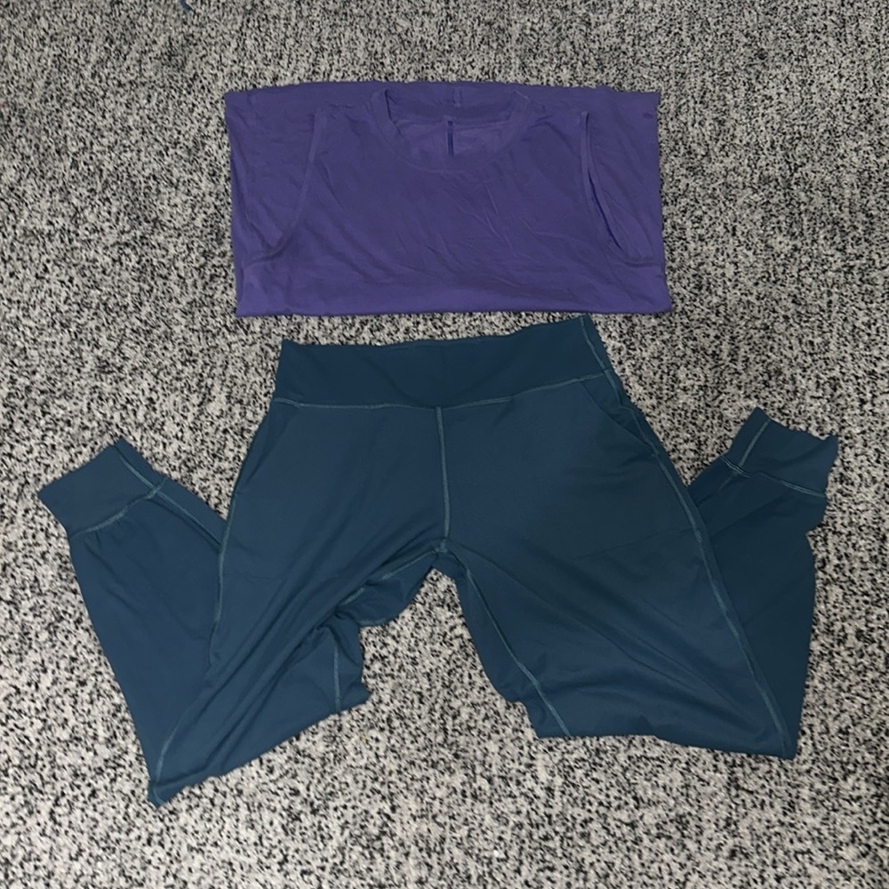 Lululemon Align Jogger 25” SIZE 12 && Lulu Tank Top size 12(BUNDLE)